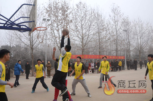 梁园区举行体彩杯冬季篮球比赛