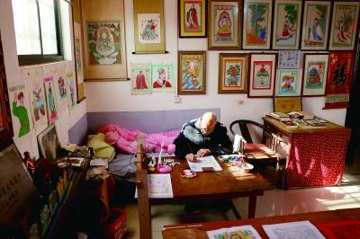 河南:木版年画 守护年味